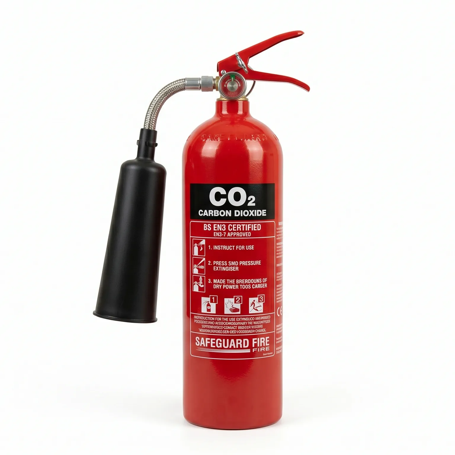 BS EN3 CO2 Fire Extinguisher